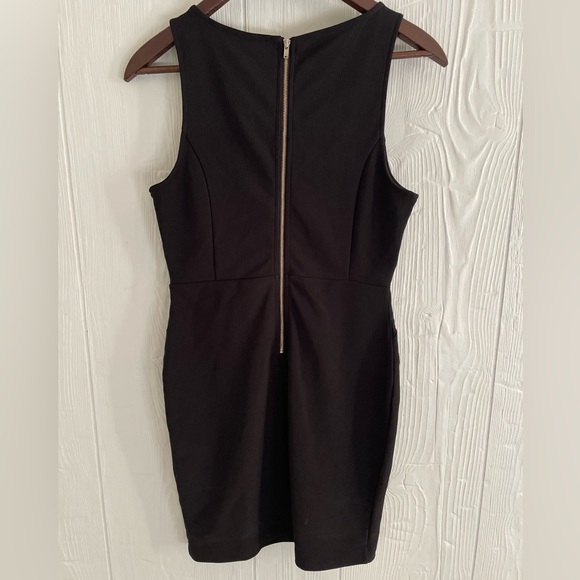 Forever 21 Women’s Black Bodycon Dress Size Large - Picture 3 of 5